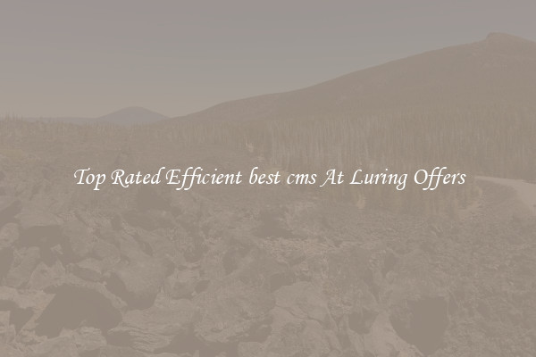 Top Rated Efficient best cms At Luring Offers