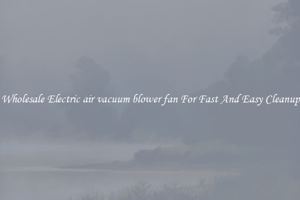 Wholesale Electric air vacuum blower fan For Fast And Easy Cleanup