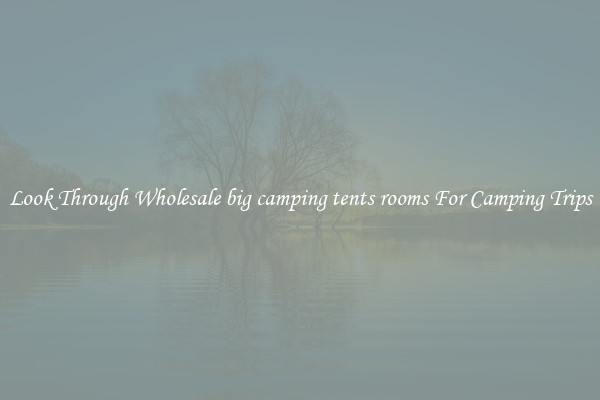 Look Through Wholesale big camping tents rooms For Camping Trips