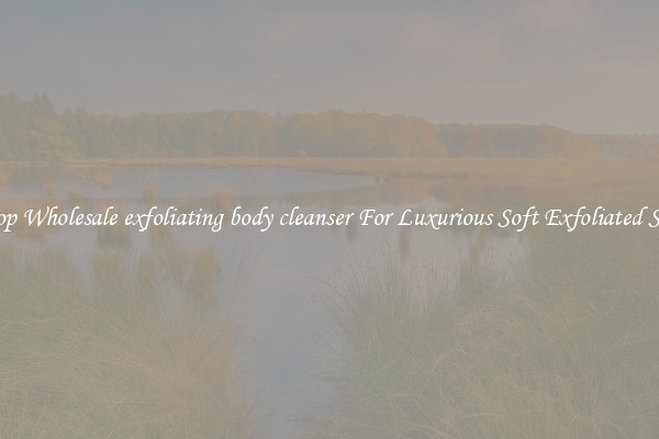 Shop Wholesale exfoliating body cleanser For Luxurious Soft Exfoliated Skin
