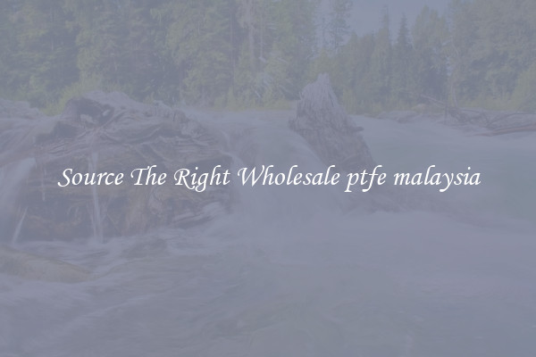 Source The Right Wholesale ptfe malaysia