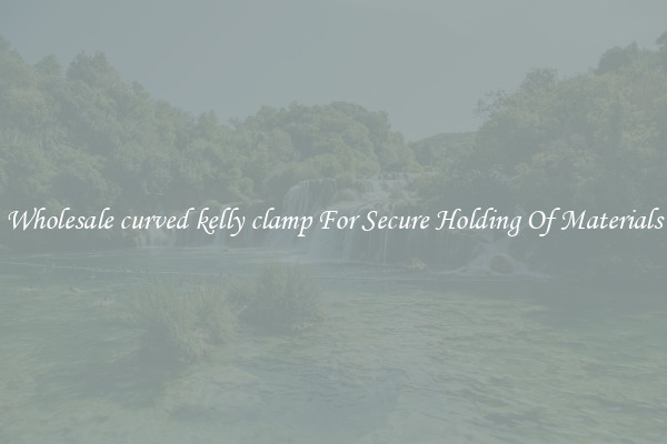 Wholesale curved kelly clamp For Secure Holding Of Materials