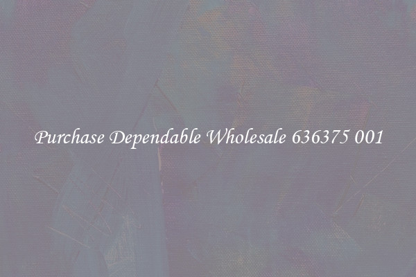 Purchase Dependable Wholesale 636375 001