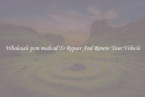Wholesale pcm medical To Repair And Renew Your Vehicle