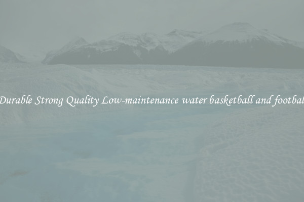Durable Strong Quality Low-maintenance water basketball and football